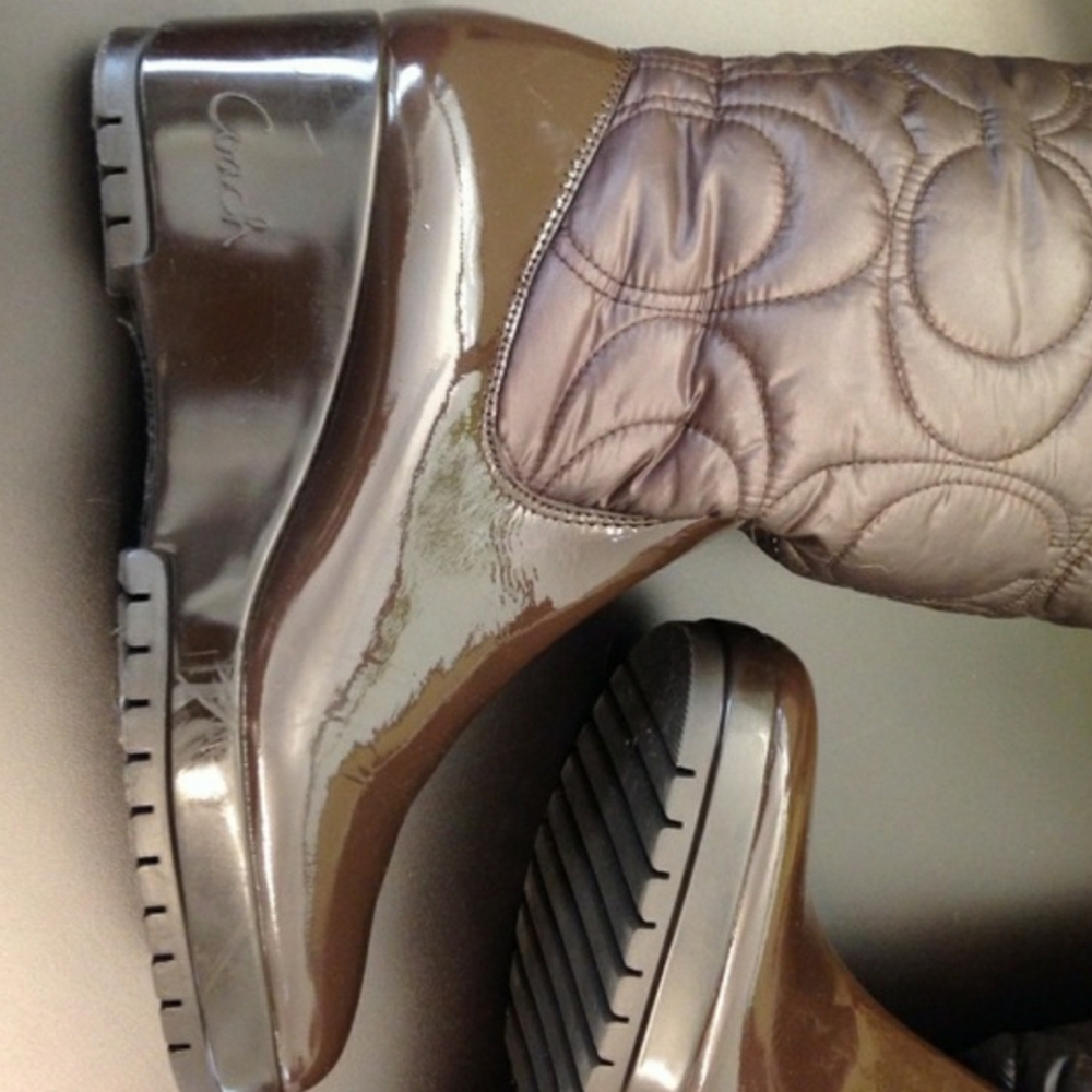 Coach Cantina Quilted winter Boots - Picture 8 of 10